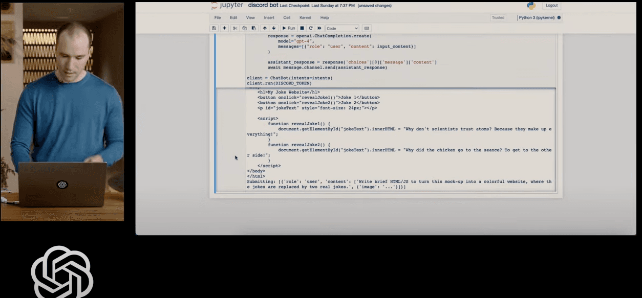 HTML code that matches the sketch